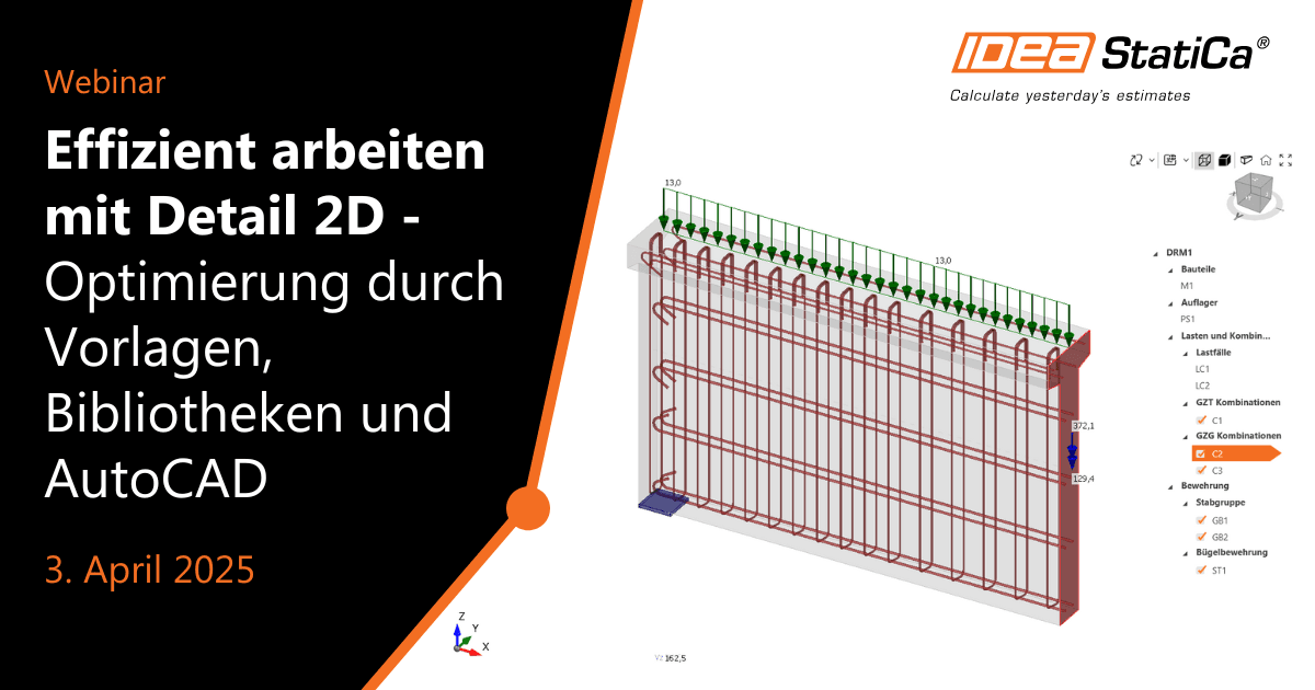 Effizient arbeiten mit Detail 2D -
Tipps und Tricks für Ingenieure (Teil 3)
