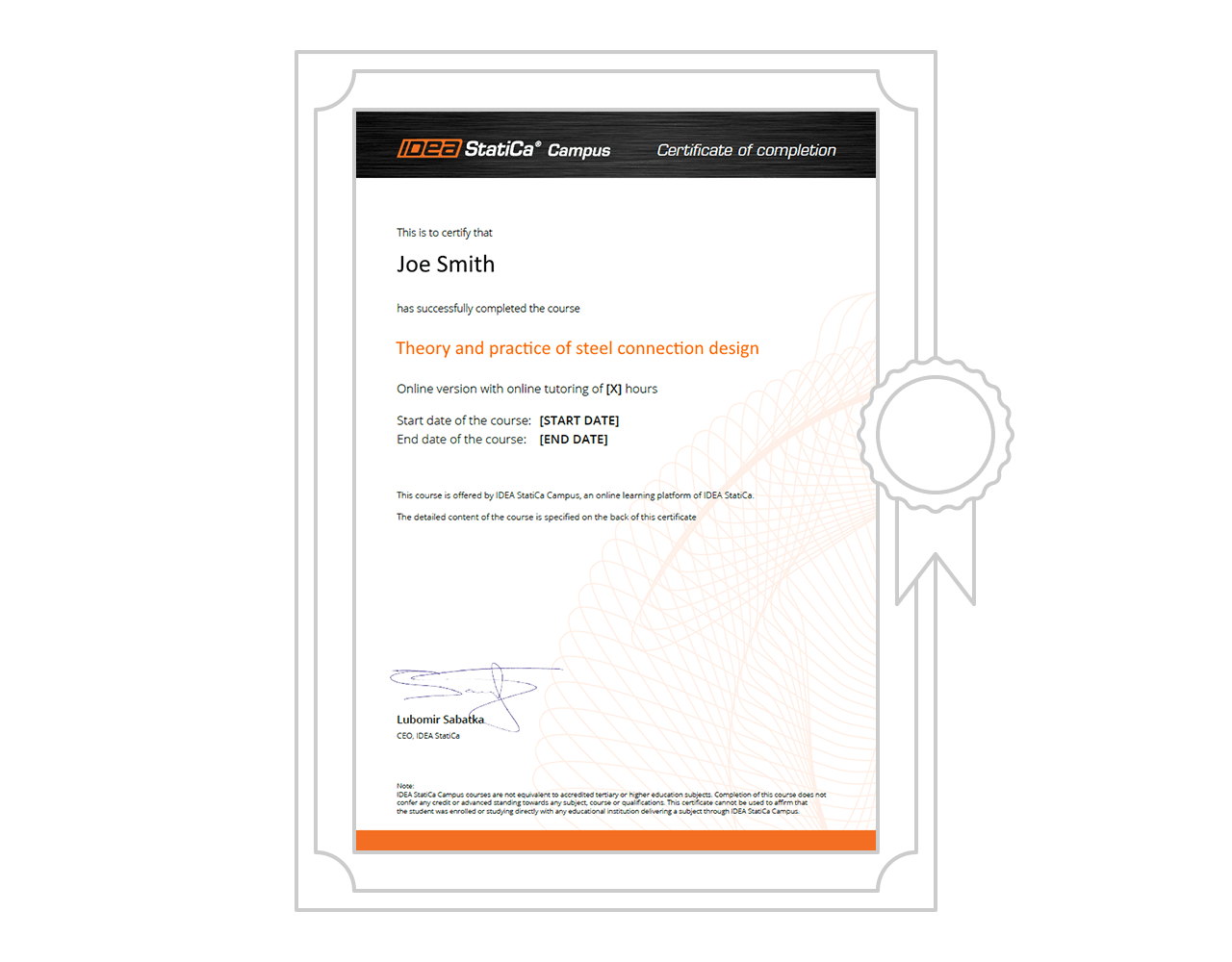 Certifícate