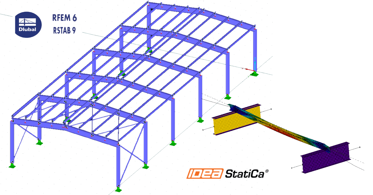 RFEM/RSTAB BIM link for steel member design (EN)