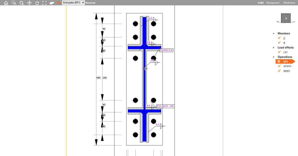 How to create a section view
