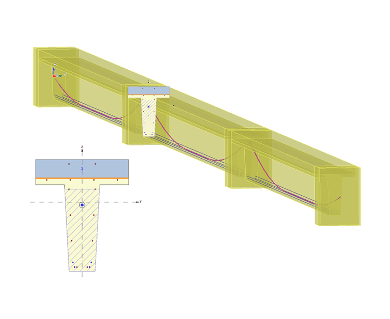 Poutres composées (béton-béton)