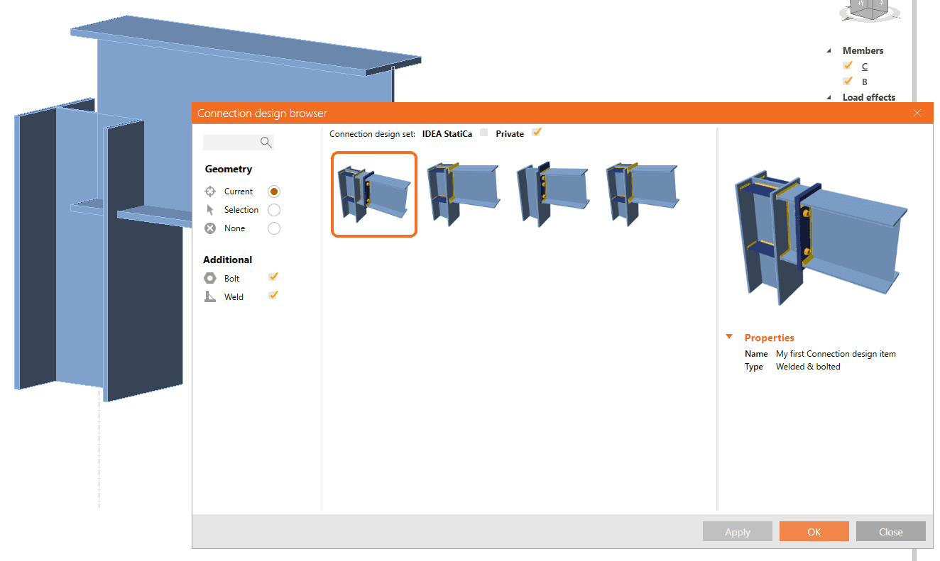 Connection Browser – nieuwe database van verbindingen (v21.1)