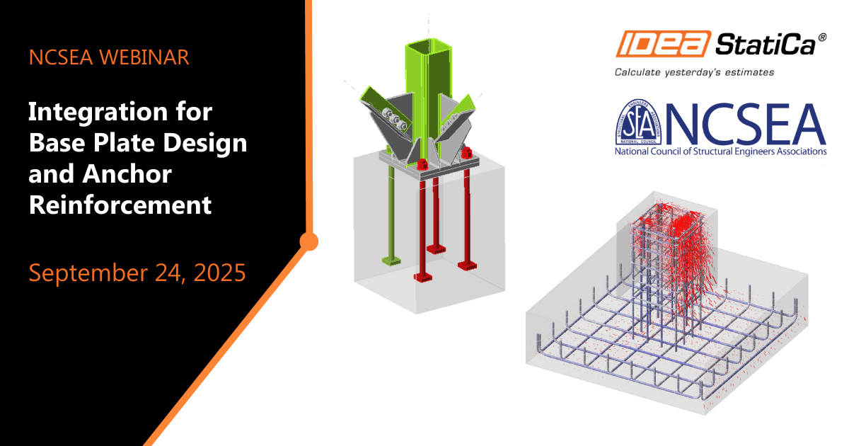 NCSEA Webinar: Integration for Base Plate Design and Anchor Reinforcement
