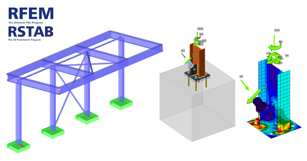 RFEM/RSTAB BIM link for steel connection design (EN)