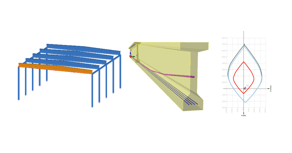 IDEA StatiCa step-by-step tutorial for the concrete structural design using the BIM link between Advance Design and IDEA StatiCa Beam. Design, reinforce, and check a prestressed concrete double-span beam.