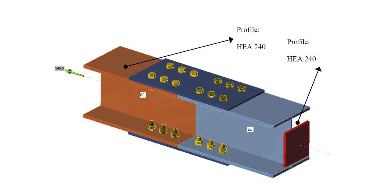 Splice connections of I-beam flanges
