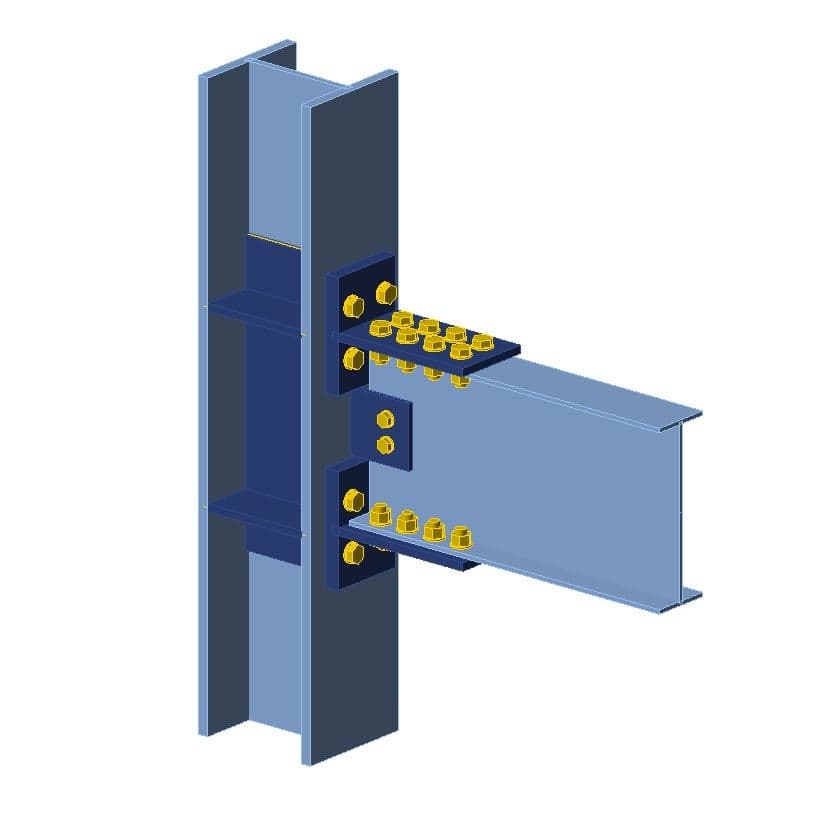 Beam to column connection