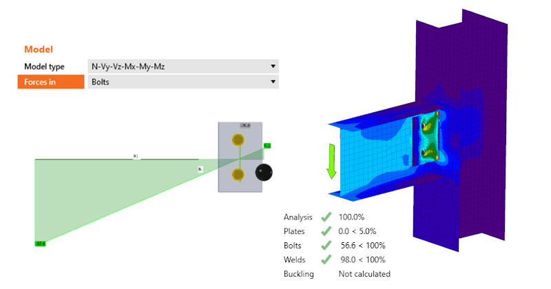 How to define correct load position (Forces in)