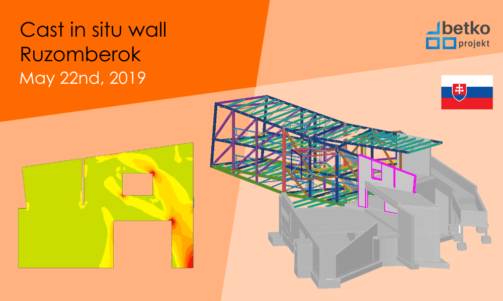 Cast in situ wall – Ruzomberok (Slovakia)