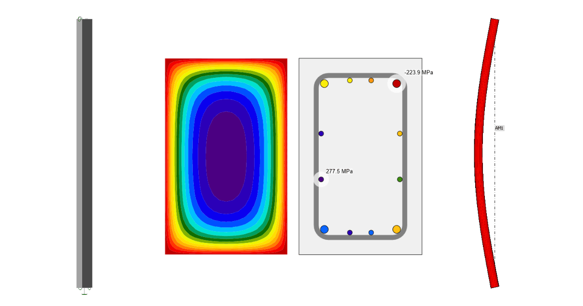 Concrete column - Fire analysis (EN)
