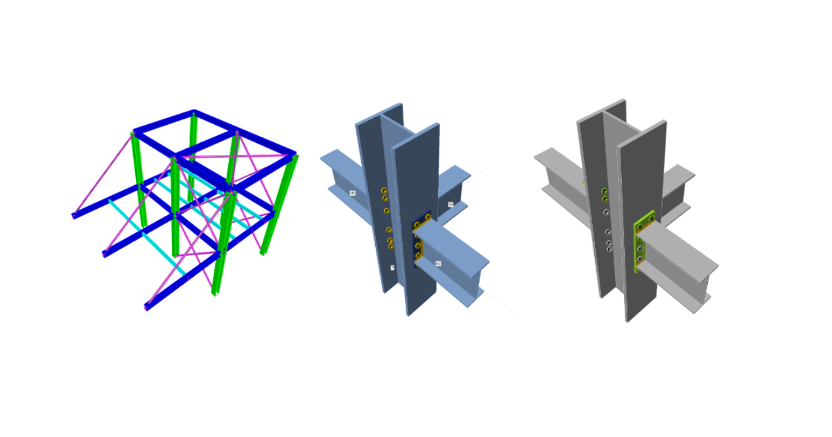BIM интерфейс с SAP2000 для расчёта узлов