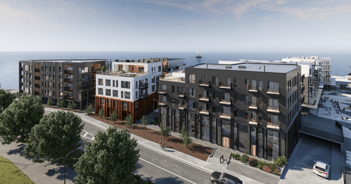 Vorgefertigte Betonstruktur eines Wohnkomplexes in Tallinn